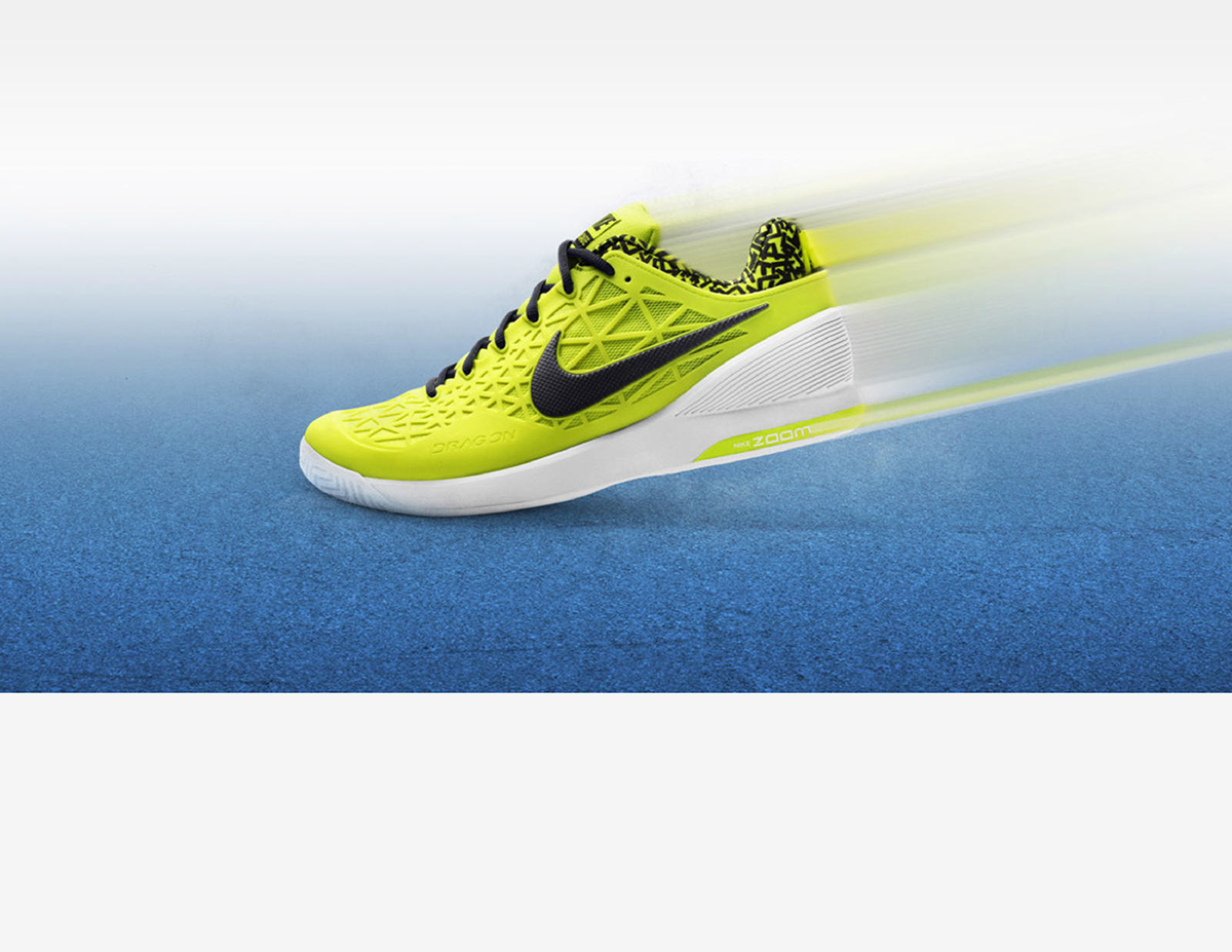 Nike tennis zoom color design industrial athlete court