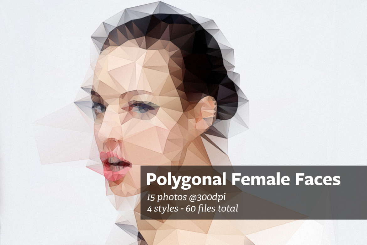 delaunay generative art polygonal mesh female sexy girl origami 