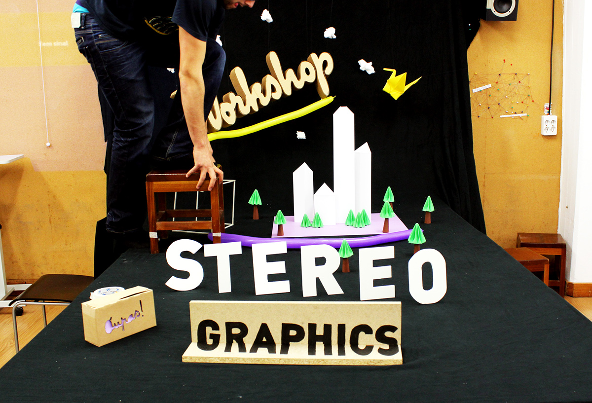 stereo graphics graphic typography  