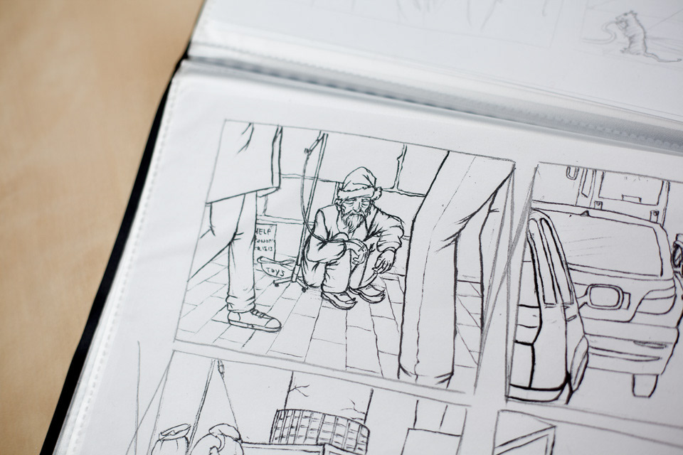 frames story sketches