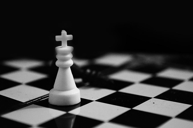 chess game conceptual photography