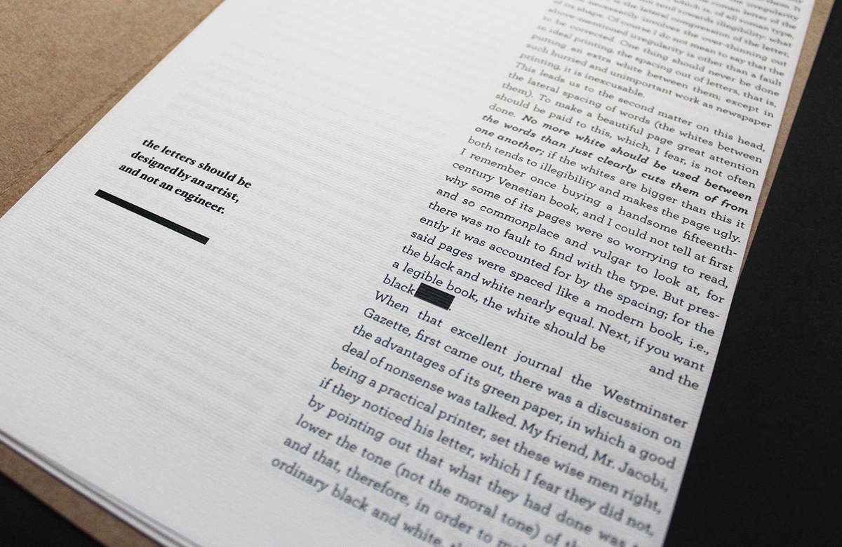 editorial book design Manifestos book design print