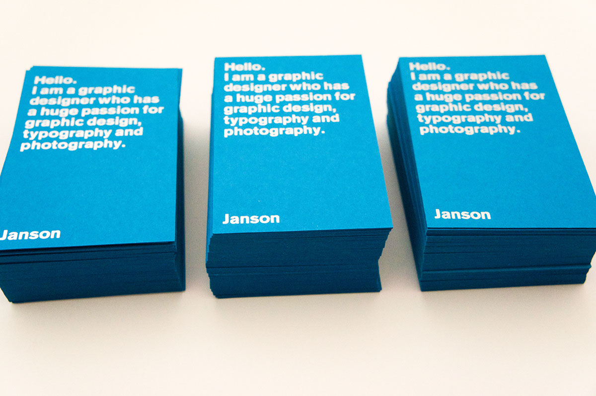 Janson creative identity