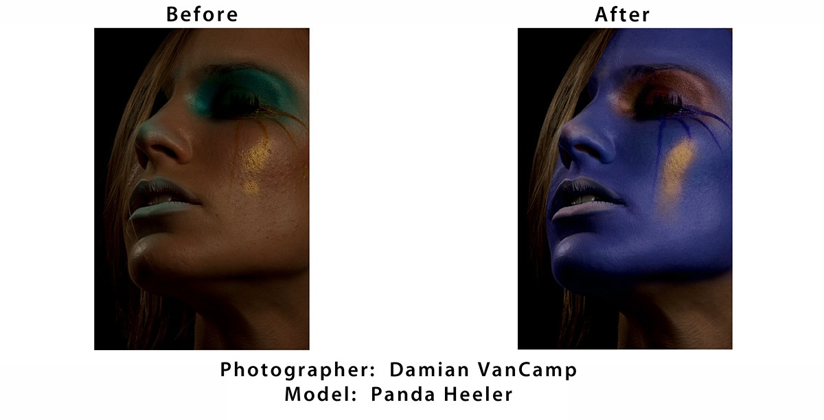 damian  VanCamp Photo Retouching manipulation portfolio color correction reconstruction restoration