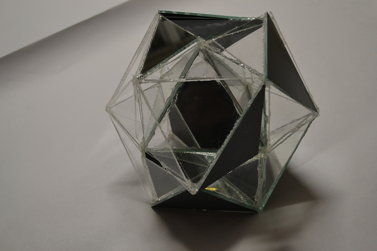 sensorium Make Something Invisible invisible invisibility Icositetrahedron Infinite Regress immaterial 2D design foundations nicholas evans-cato sculpture conceptual art