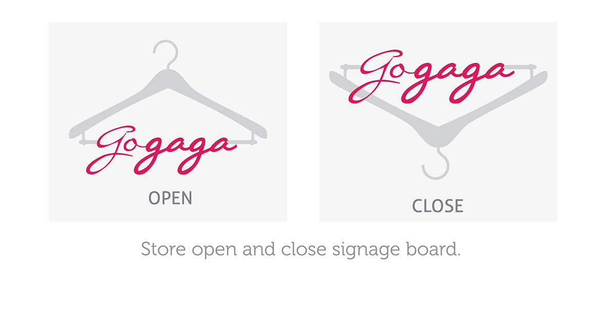 hangers Go gaga clothing store Patterns