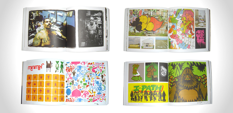 refill refill magazine logo bape lettering publishing Curating art artwork Jose PArla kaws