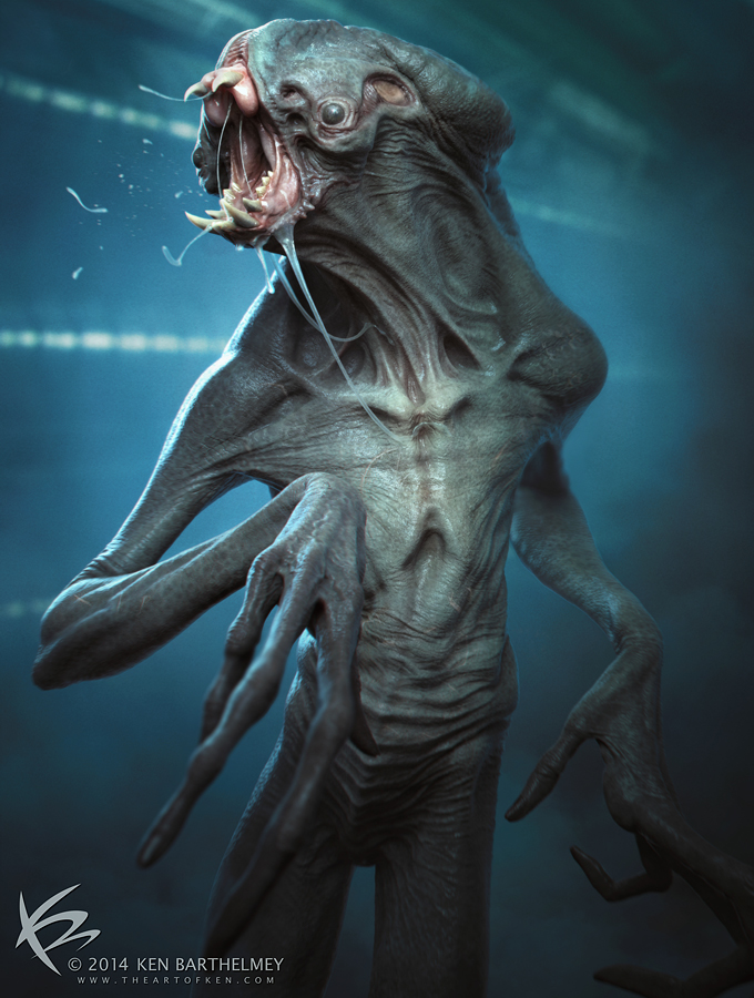 alien creature beast monster awesome amazing epic jawdropping ugly cool Scary science fiction horror film Character