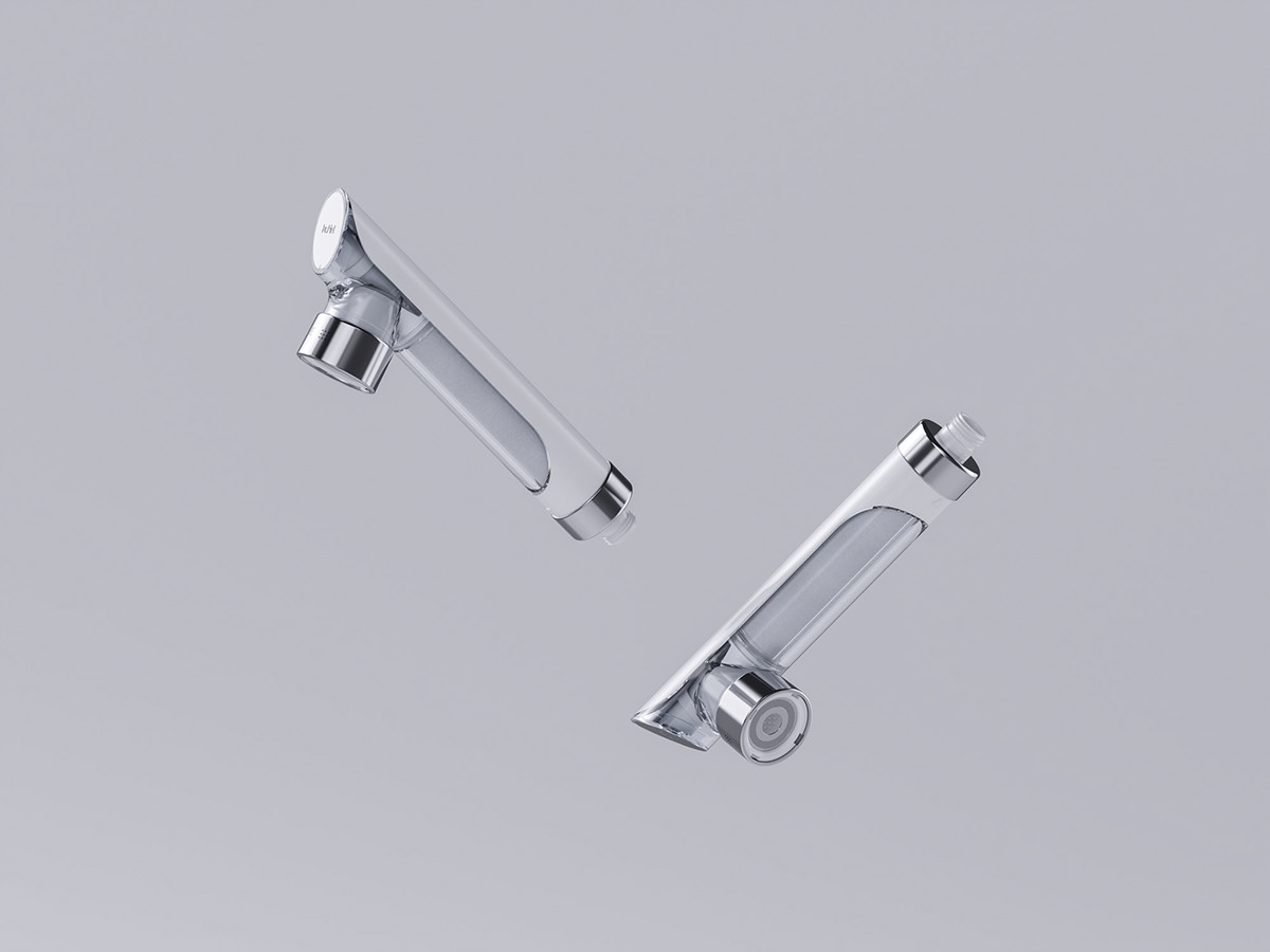 clean Faucet faucetdesign industrial design  minimal Minimalism modern objet product design  simple design