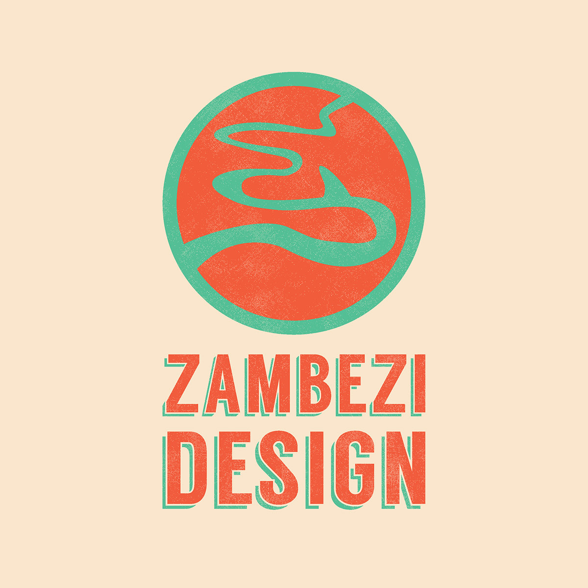 Zambezi Zambezi River Bull shark shark Logo Design brand identity company identity