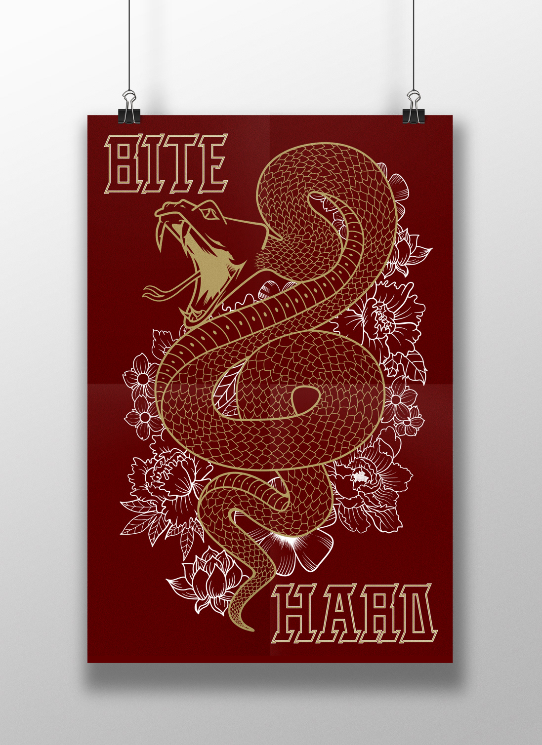 branding  ILLUSTRATION  posters print screenprint silkscreen skull snake tattoo typography  