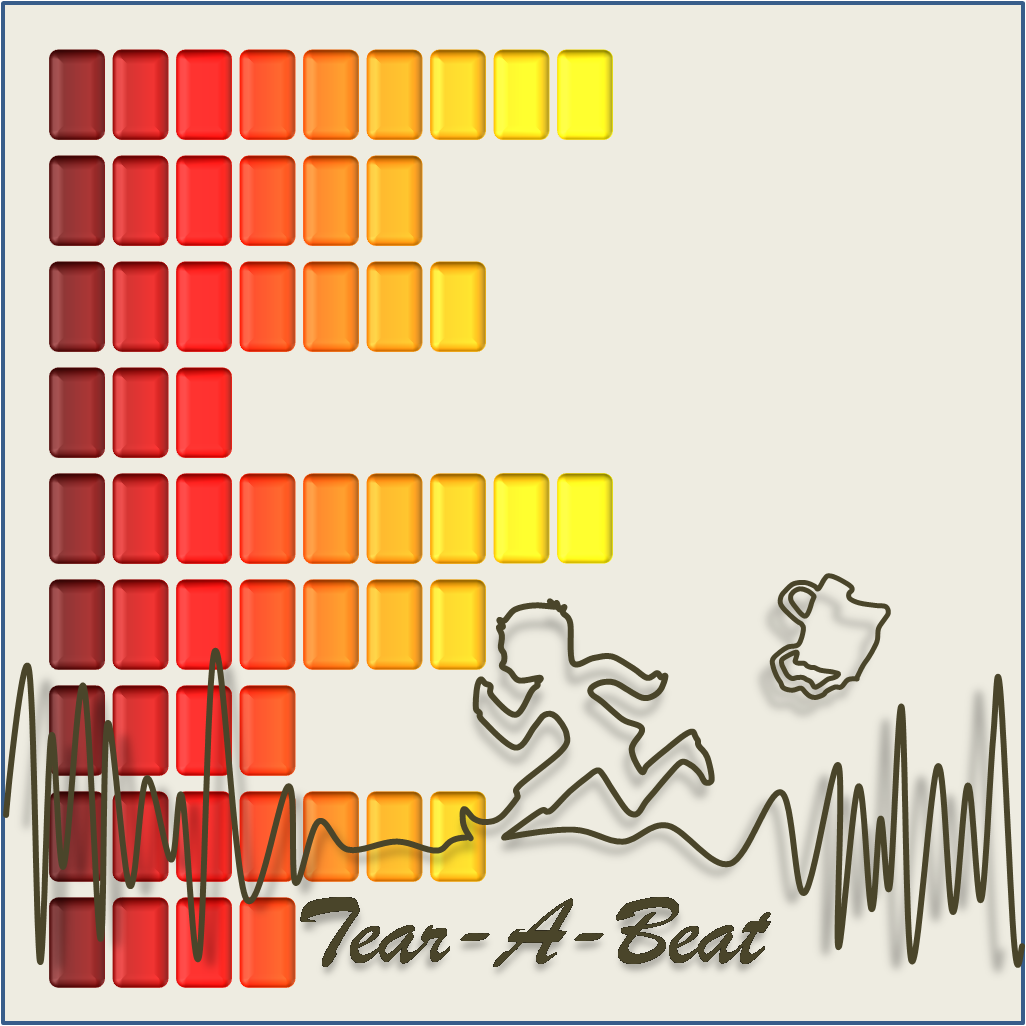 album art music art Racing Beat tear-a-beat orphan groove Music Branding music graphic design music logo