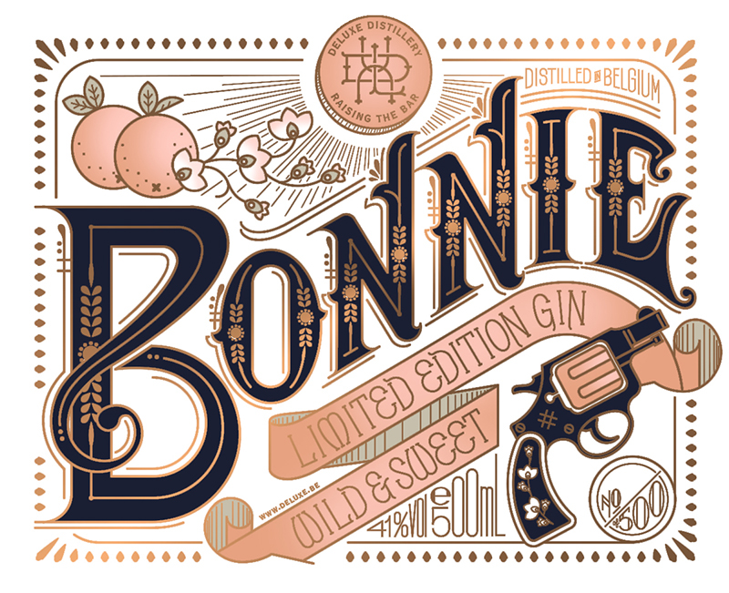 gin BONNIE & CLYDE Wild & Sweet Sharp & Fierce Sharp & Feirce alcohol drink