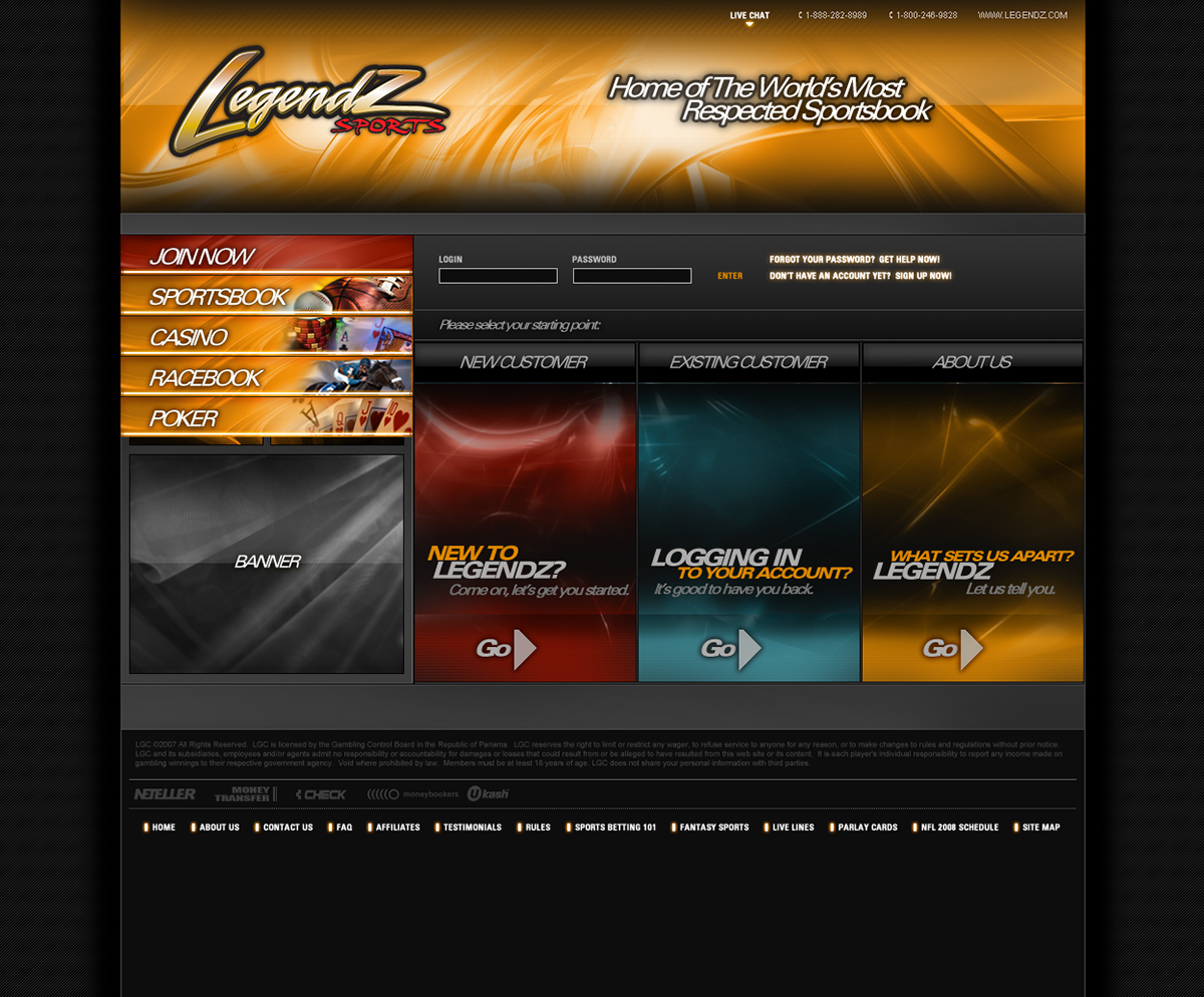 sportsbook gambling Website Web Design  website development Gaming