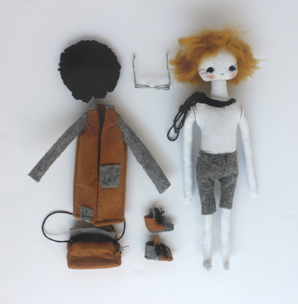 handmade toy doll design felt dolls embroidered stuffed dolls