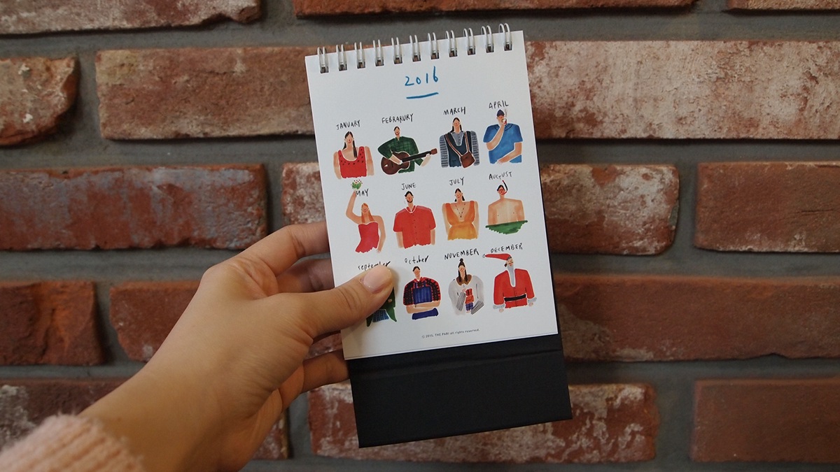 Stationery 문구 일러스트 그림 배경화면 illust illustratrator background Character bigman Korea calendar bookmark passportcase sticker