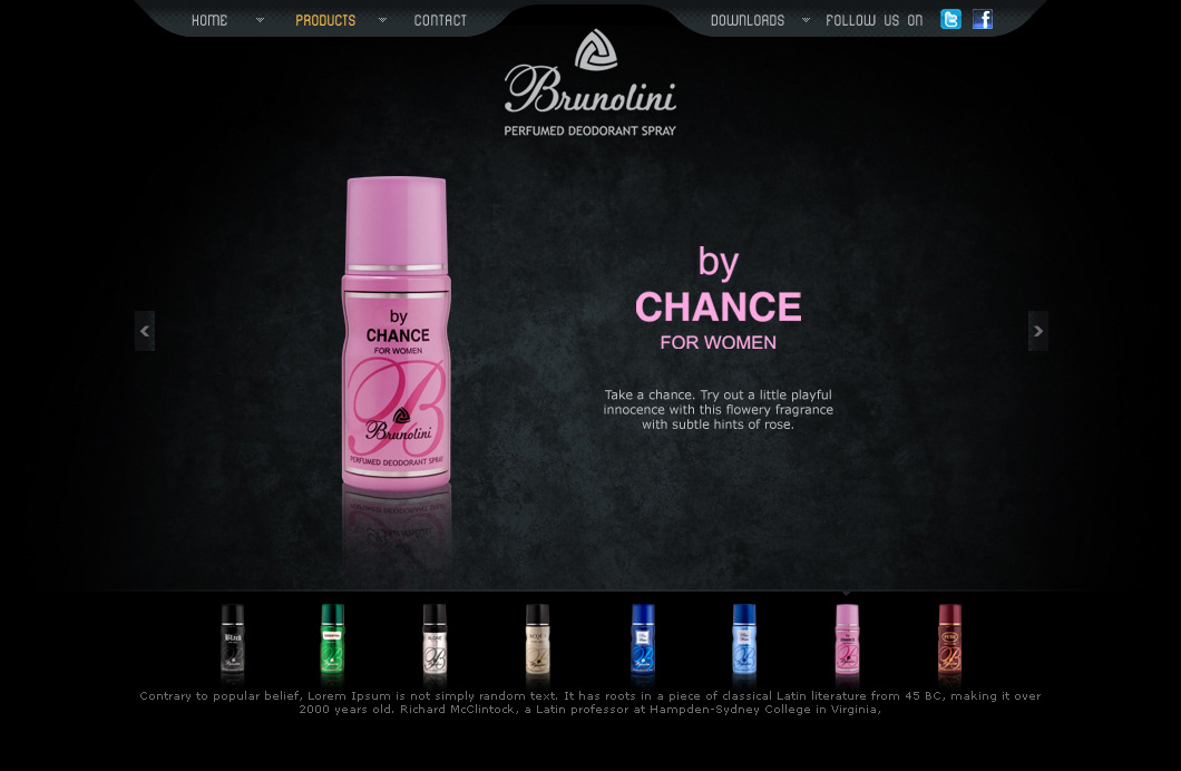 deodorant ad campaign Website perfume