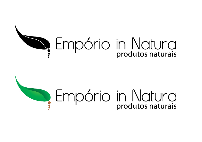 Empório in Natura brand marca logo a granel produtos naturais Natural products