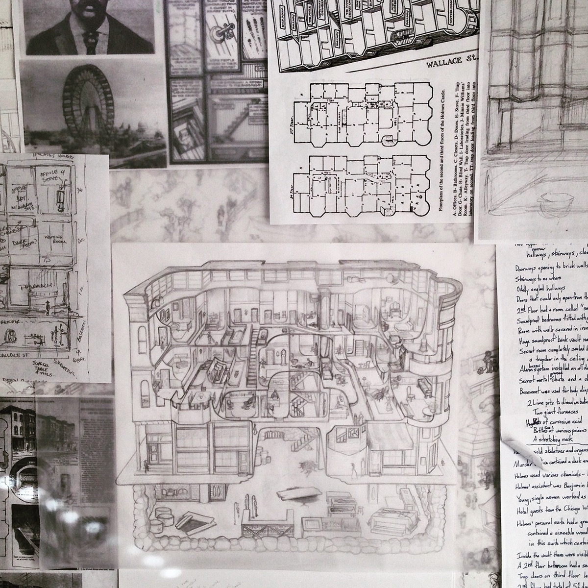 cutaway cross-section penandink