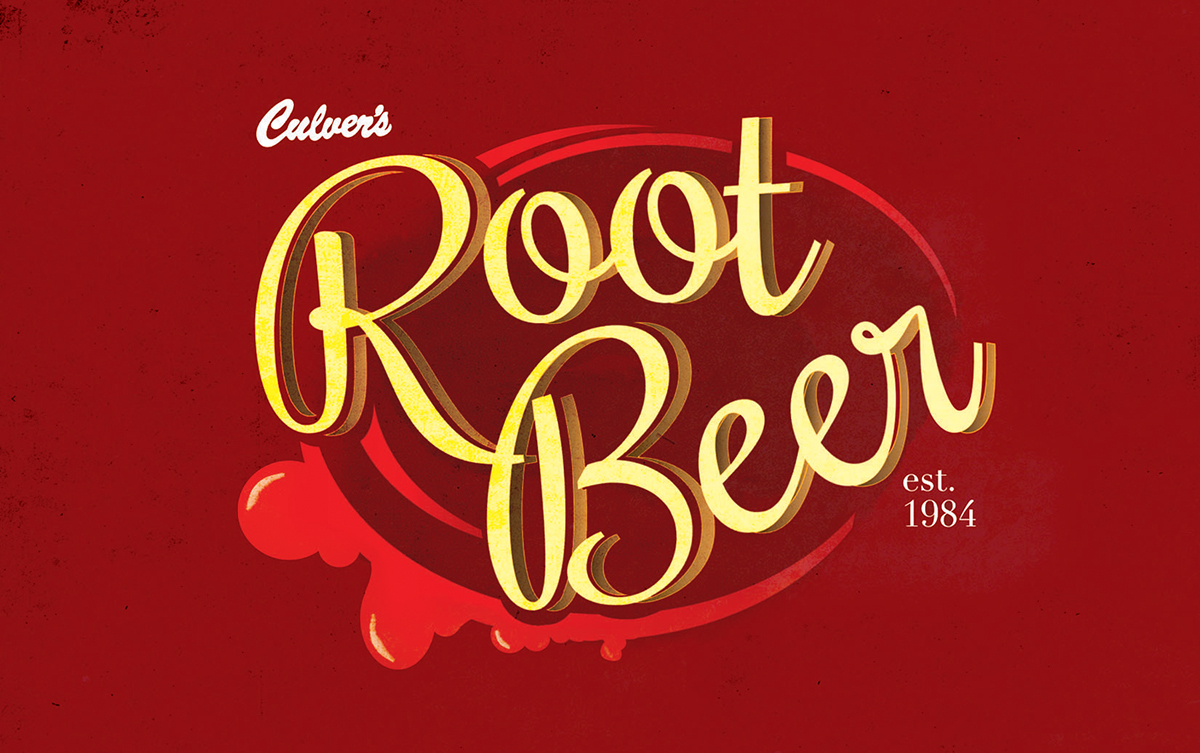 logo Logo Design culvers Culver Culver's Food  drink rootbeer root beer beer root Fenton Culvers fenton Label label design