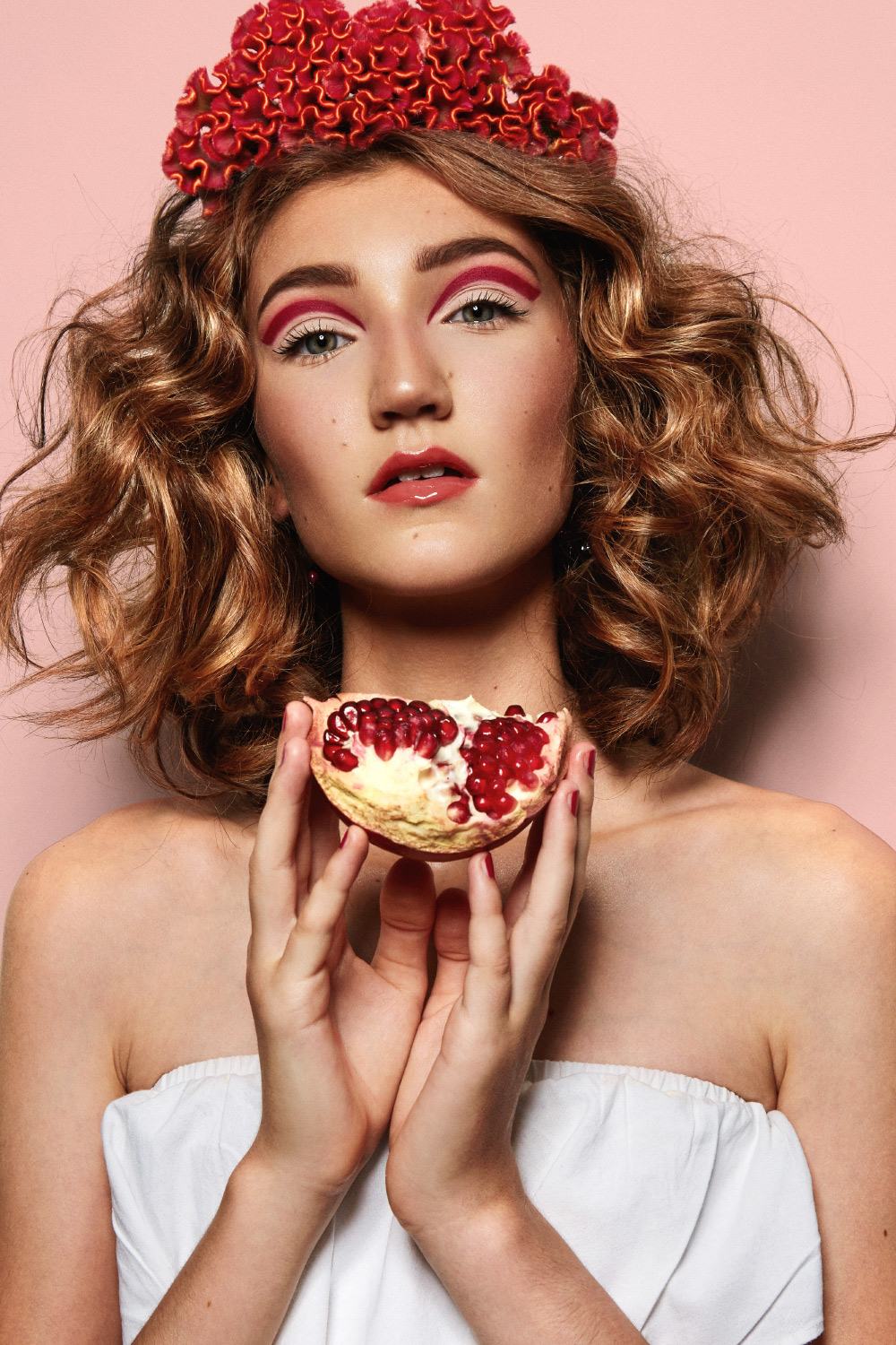 beauty fruits skin skincare stuttgart photographer makeup MUA makeupartist portrait
