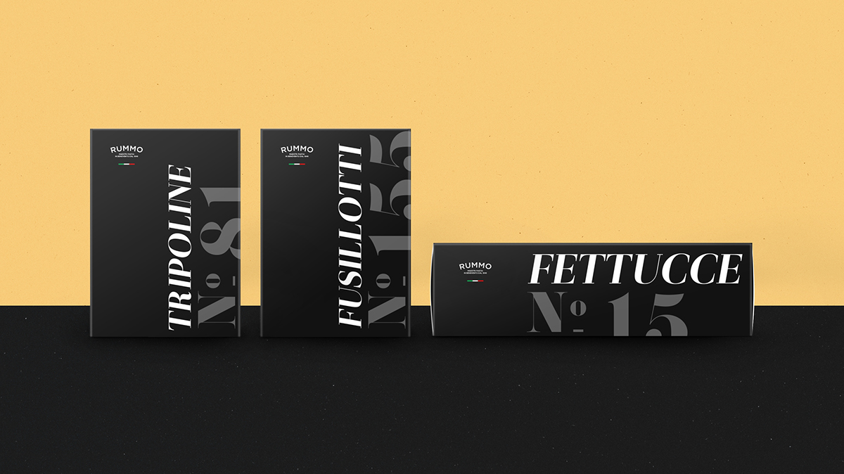 rummo Italy rebranding brand Pack Pasta italia