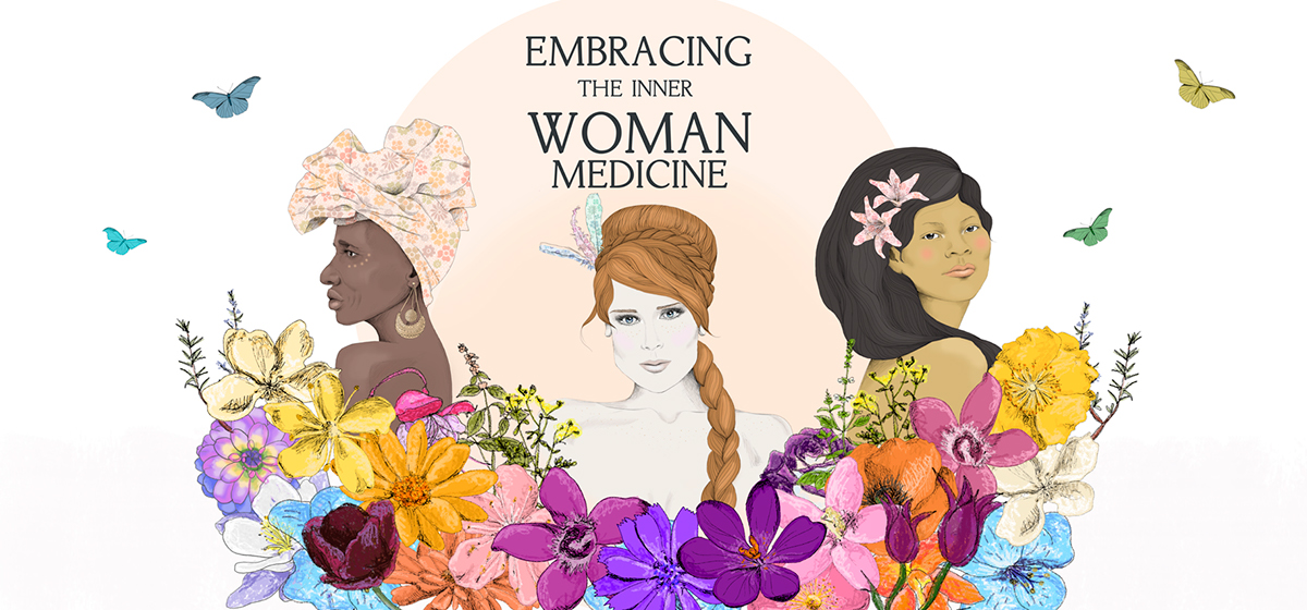 cultures woman medicine Nature earth Flowers company banner Website Tropical girls ethnics