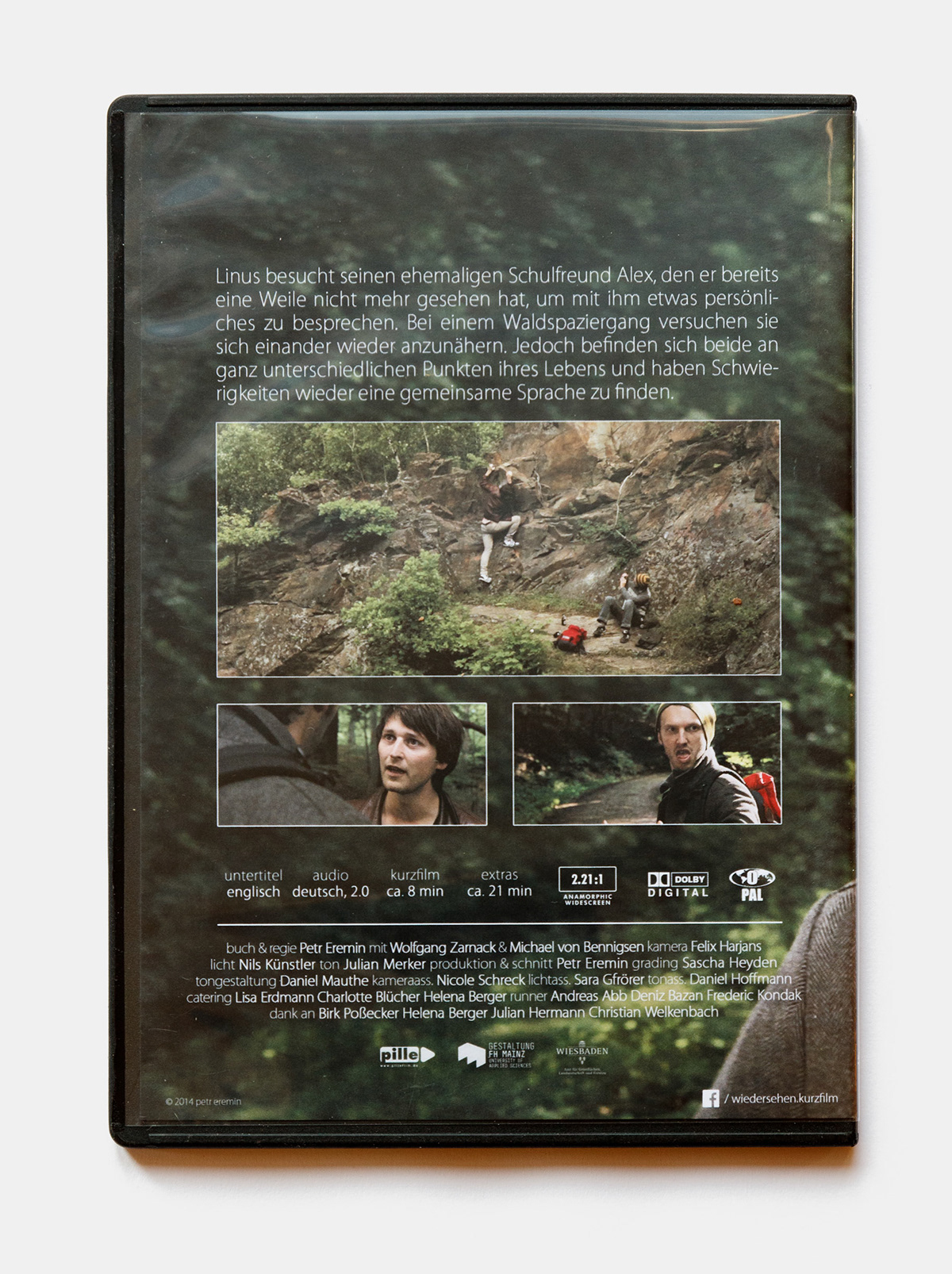 DVD design cover friendship shortfilm slimcase case authoring mastering