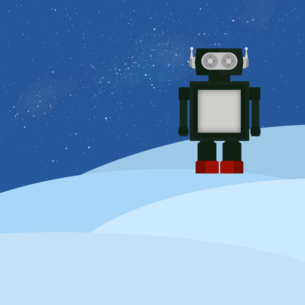 gifs robot robots Christmas