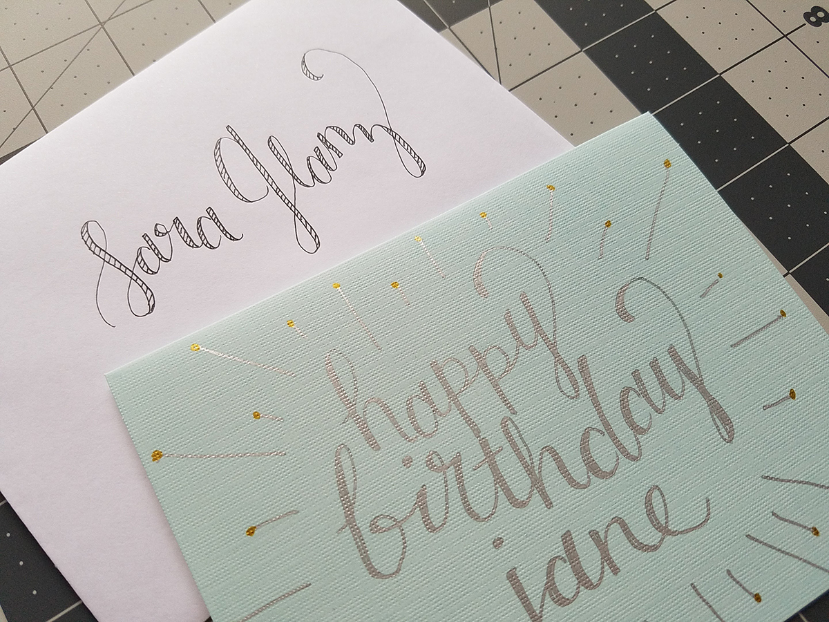 HAND LETTERING lettering cards type hand drawn type