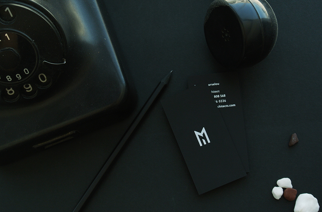 architecture interior design  nim Business Cards black minimal black and white logo monochrome Website