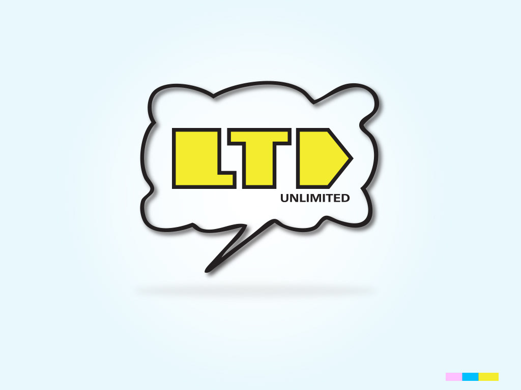 logo LTD t-shirt geometric