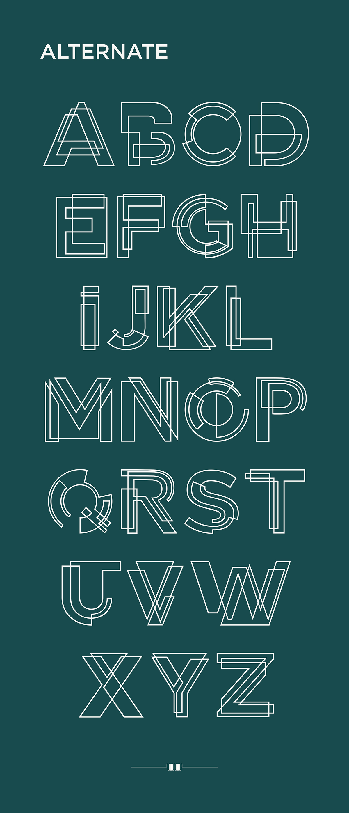KU university of kansas tesla nikola electricity free font Typeface new line intricate Free font download #Colossal #madethis 