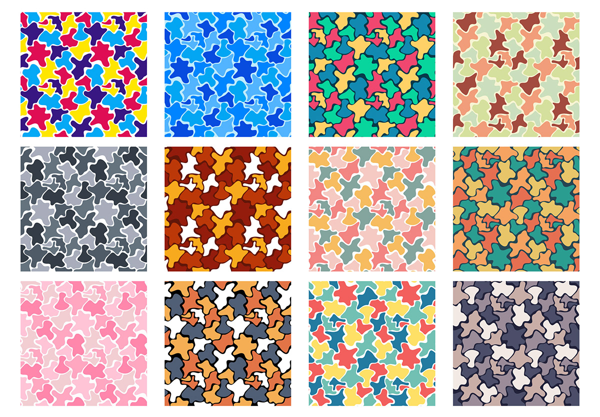 colorful blobs seamless pattern seamless pattern digital paper Patterns vector pattern design  patterndesign