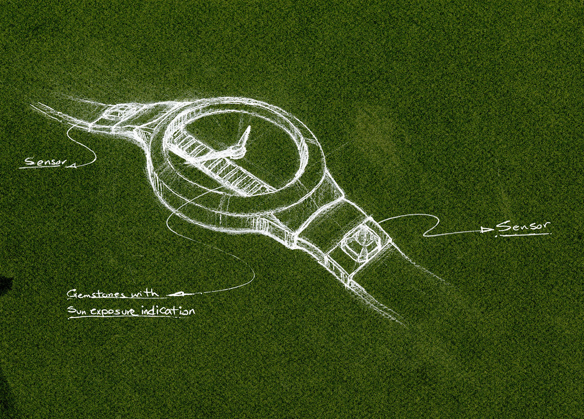 Michael Kors Watch sketch watch design connected accessories smart watch