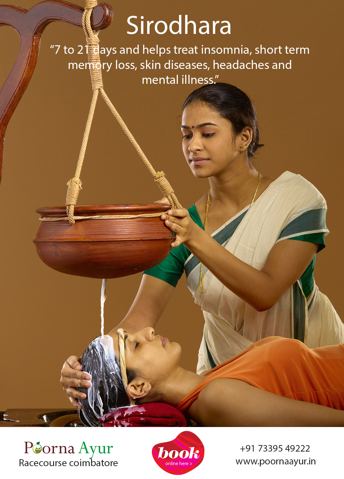 Poornaayur is the best Ayurveda Treatment Center in Coimbatore Ayurvedic therapies for back pain weight loss Rejuvenation arthritis Spondylitis