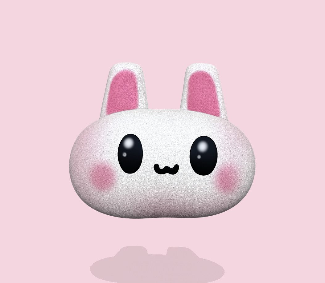 3D cartoon Character design  cute cute character modeling polypaint Render visualization Zbrush