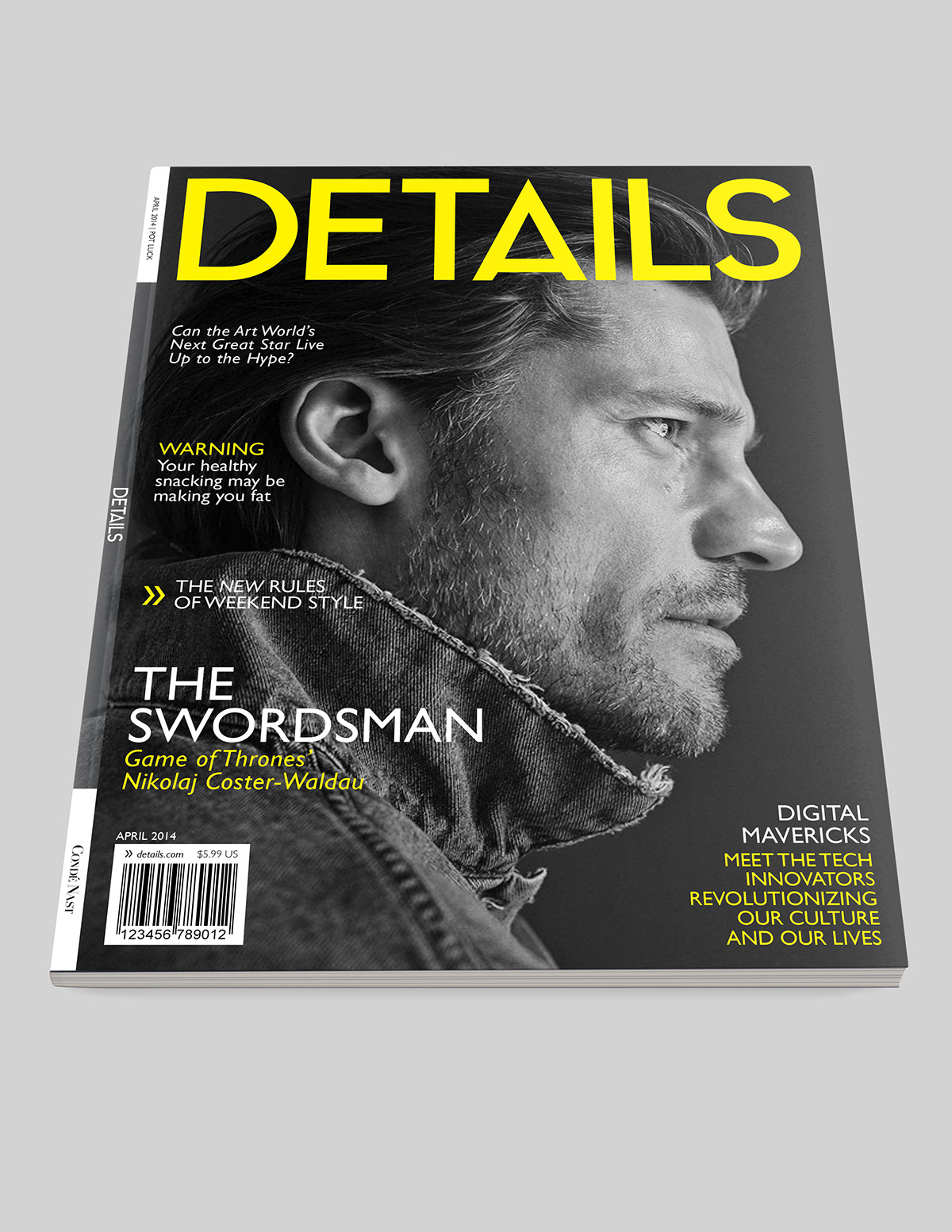 details condenast magazine cover logo redesign editorial