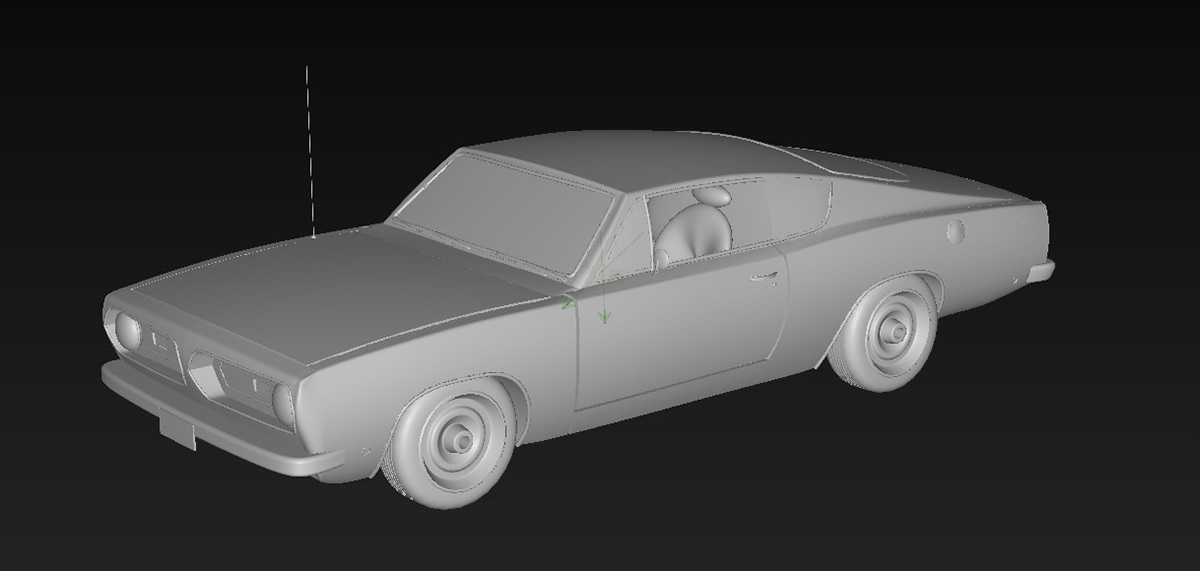 3D car cardesign carsketch CGI design modelling musclecar Render visualization