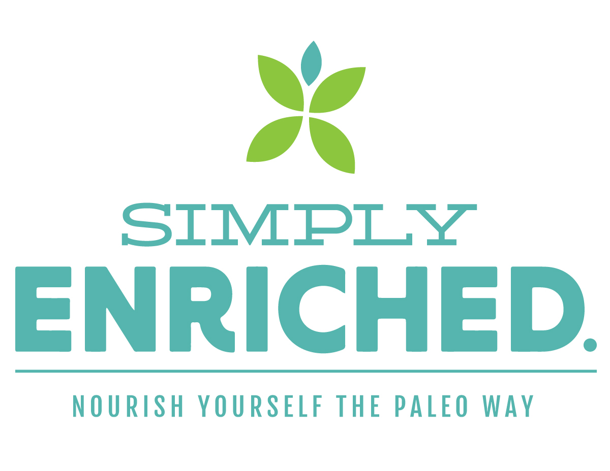 paleo ice cream label design clean minimal fresh healthy Simply Enriched Nourishing graphic