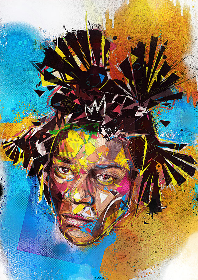 yoaz art vector Kanye West Jimi Hendrix jean michel basquiat Bob Marley Bootsy Collins Herbie Hancock Jean Gabin Quincy Jones lauryn hill scarface Tony Montana al pacino