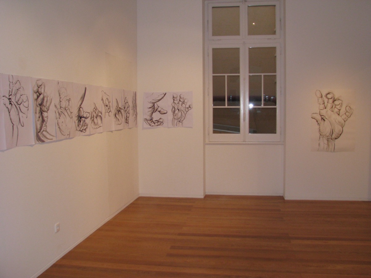 Chinese Ink watercolour hands Exhibition  Sumi-e
