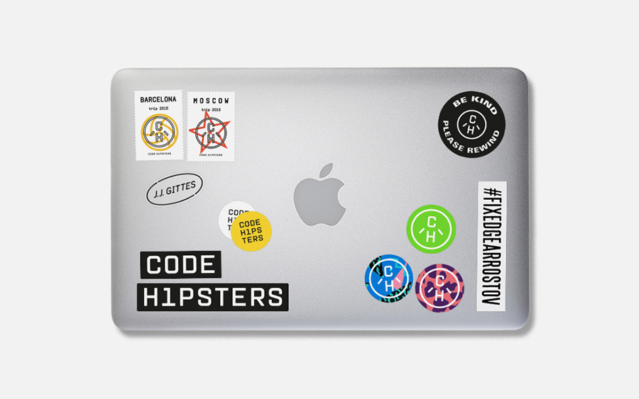 logo IT hipsters Glitch identity code 90s 80s Dynamic generative pop pattern sticker gif tape