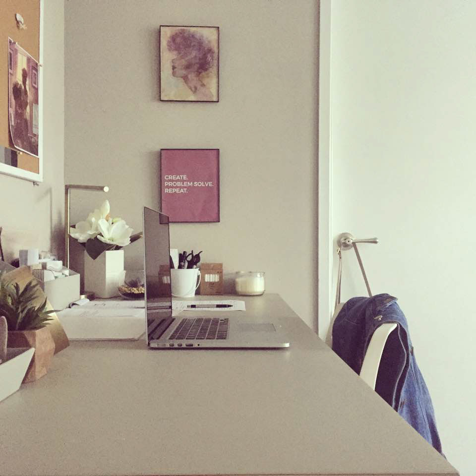Office grey pink interior design  target