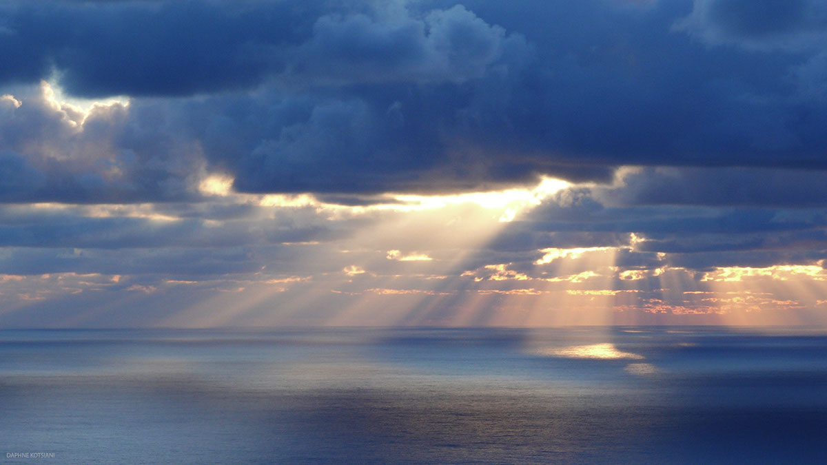 sunset light sea seascape SKY clouds Ionian Sea leukas skyscape Greece western greece