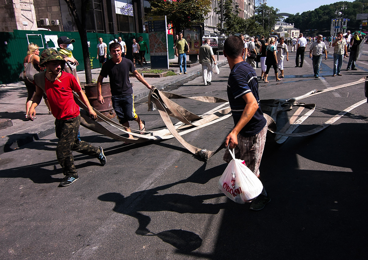 maidan protest fire kiev ukraine