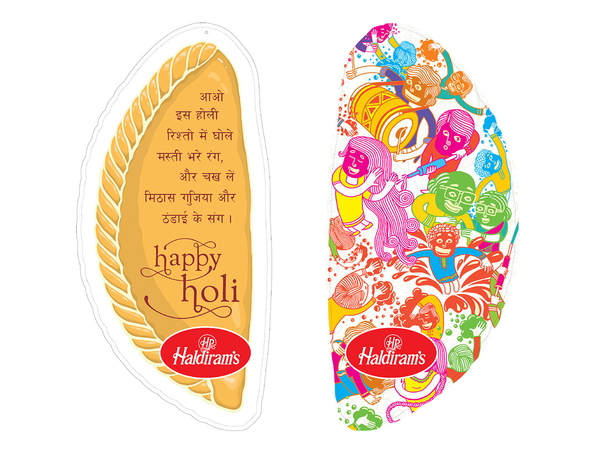 haldiram's   Illusrtations   indian festivals