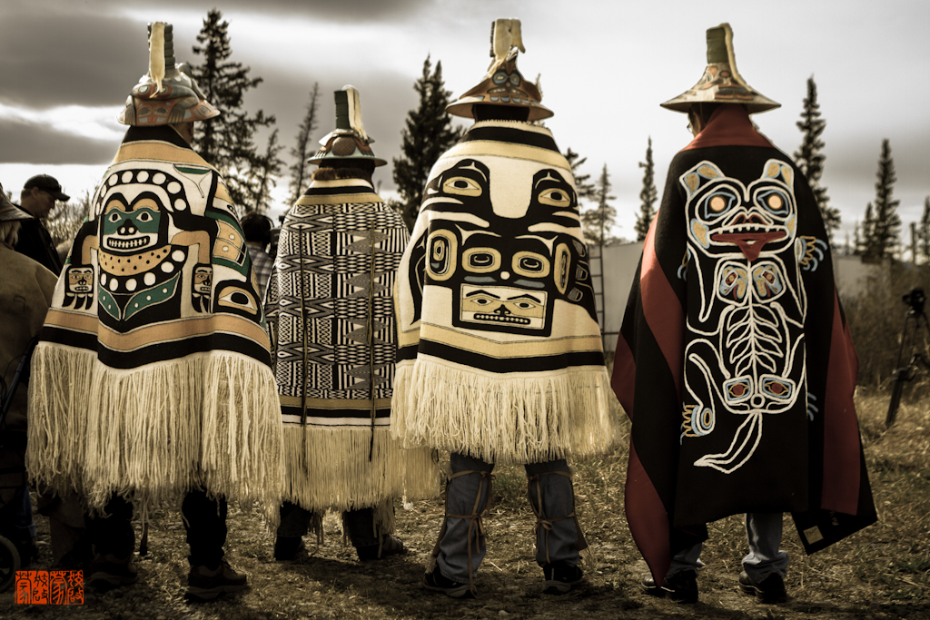 indians  tlingit potlatch yukon Whitehorse first nations Canada indigenous culture DANCE   costumes carving