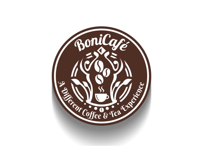 BoniCafe coffee shop tshirt silk screen