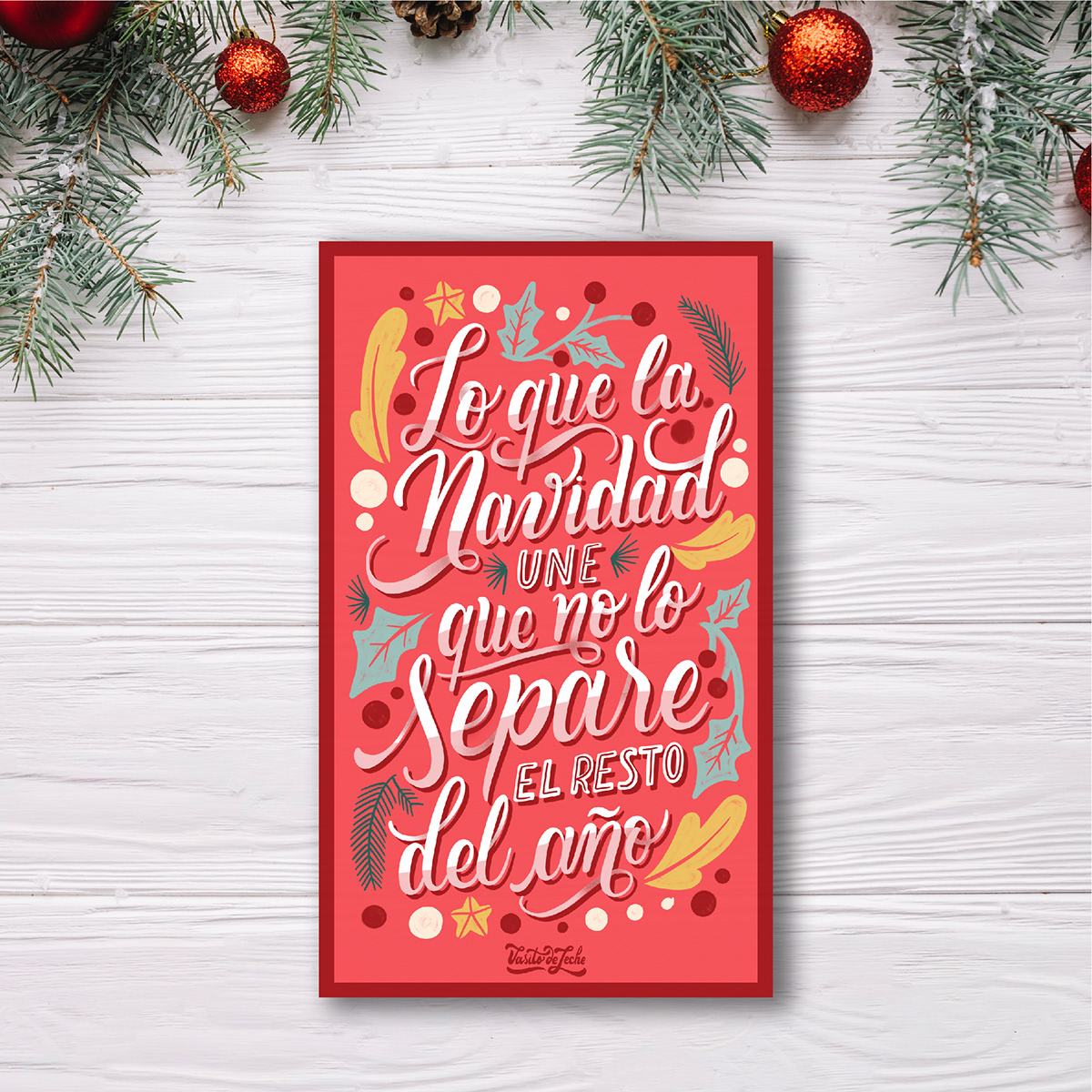 lettering postcard postcards letters ILLUSTRATION  Procreate Christmas design graphic